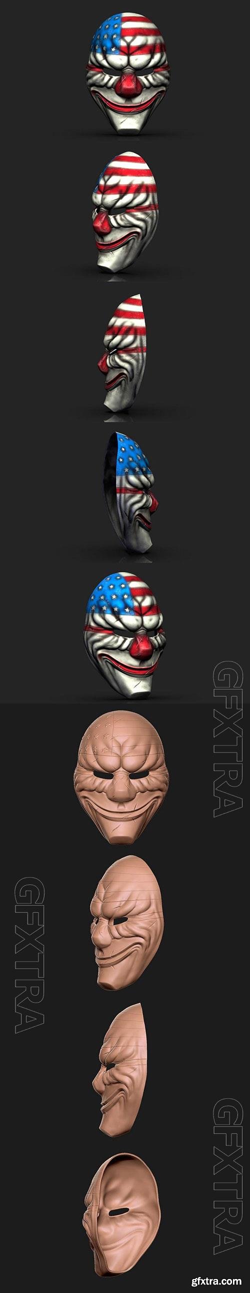 3D Print Models Payday 2 Dallas Mask