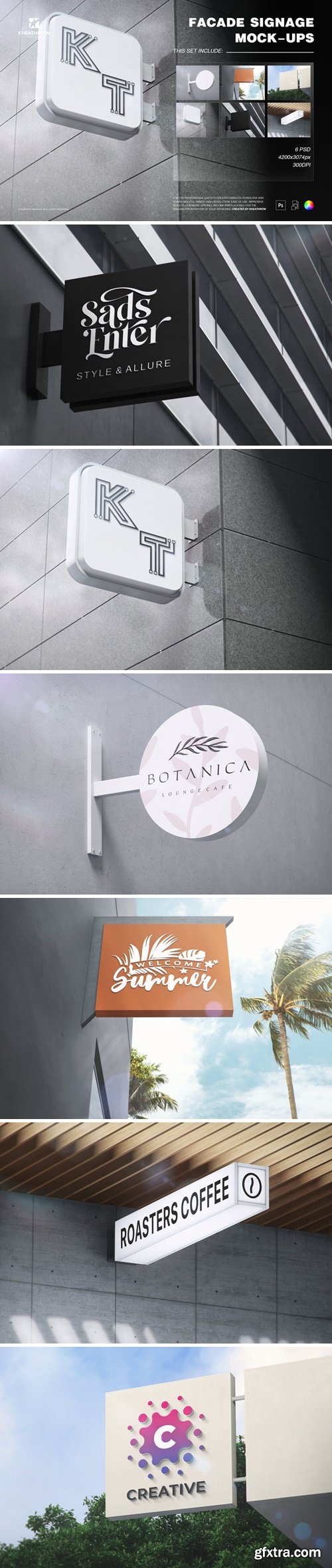 Facade Signages Mock-Ups Vol.1 T295954