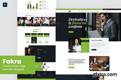 Consulting & Finance Website DesignTemplate