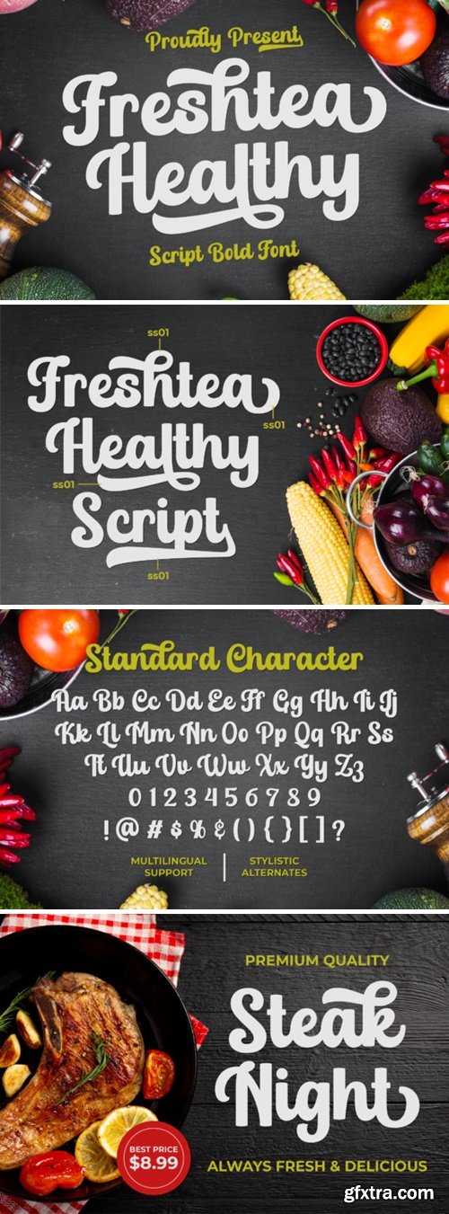 Freshtea Healthy Font