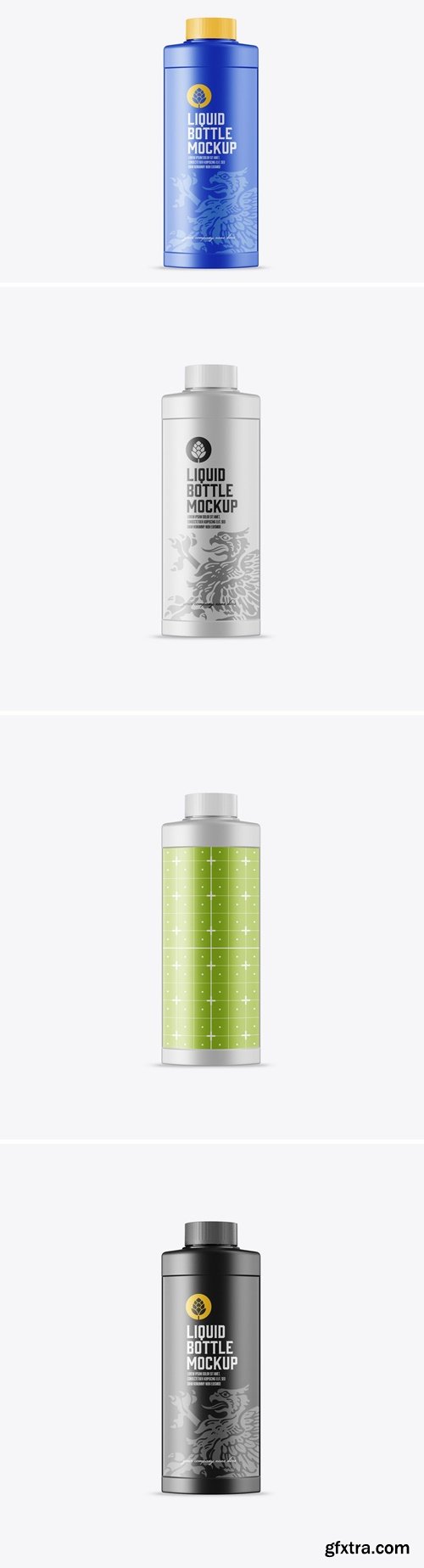 Plastic Liquid Bottle Mockup