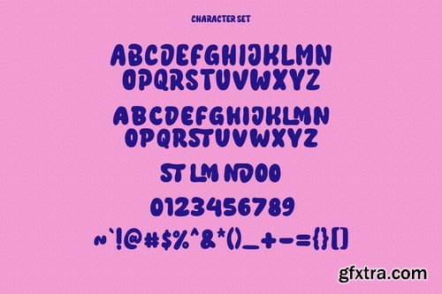 Calmoon Bouncy Display Font