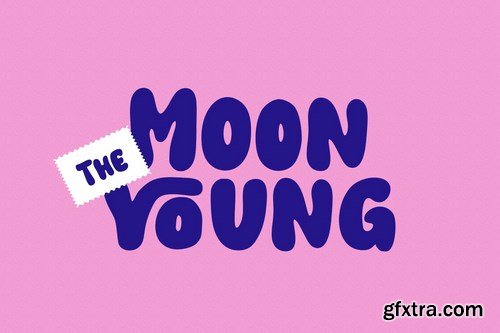 Calmoon Bouncy Display Font