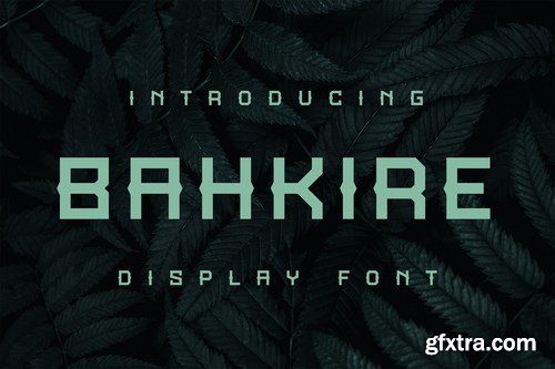 Bahkire Font