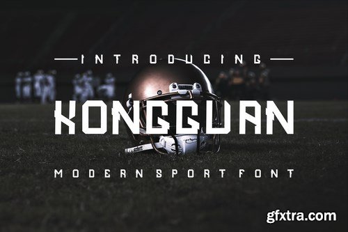 Kongguan Modern Sport Font