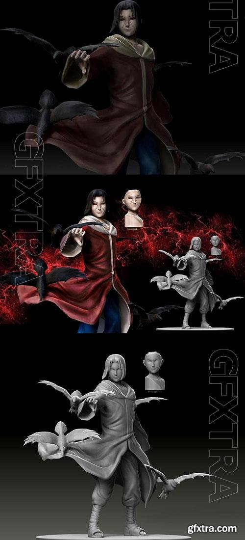 3D Print Models Itachi from Naruto