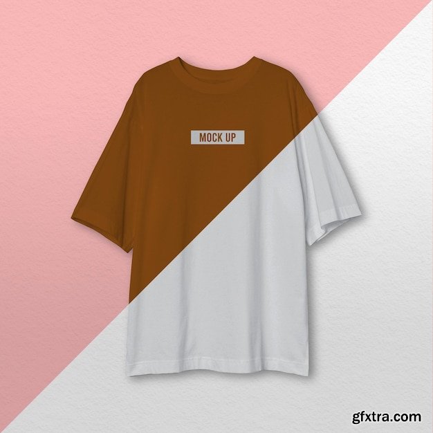 Oversize t-shirt mockup » GFxtra