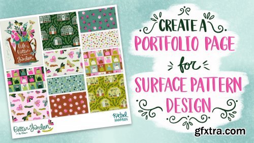 Create a portfolio page in Photoshop for Surface Pattern Designers