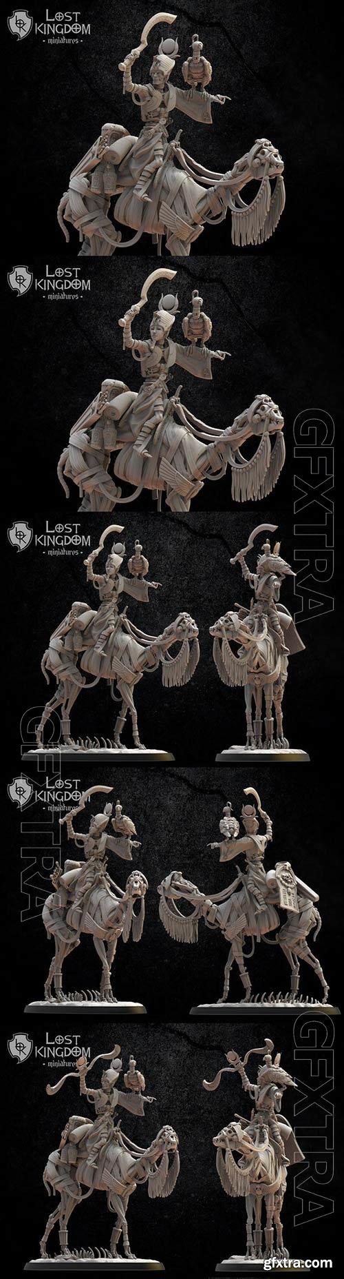 3D Print Models Lost Kingdom Miniatures - Camel Hero