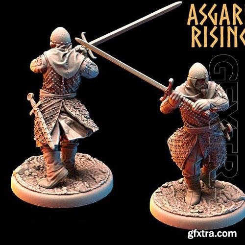 3D Print Models Asgard Rising - Medieval Knight 3