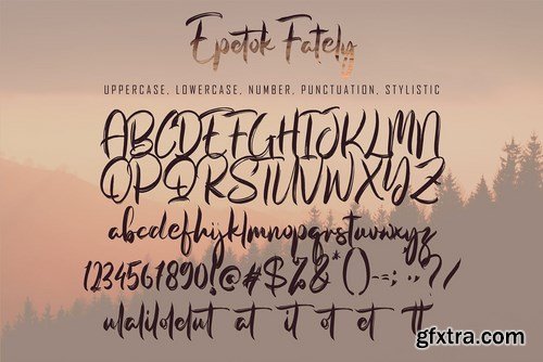 Epetok Fately font