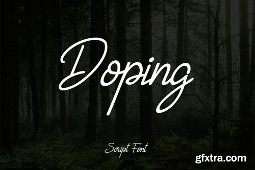 Doping Script Font