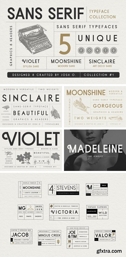 Sans Serif Typeface Collection