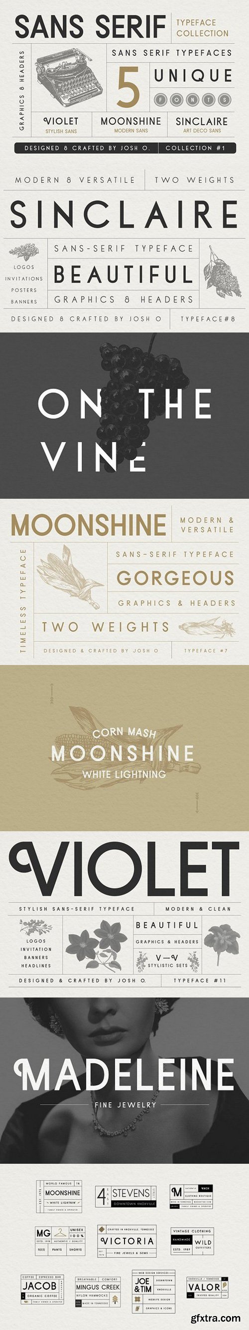 Sans Serif Typeface Collection