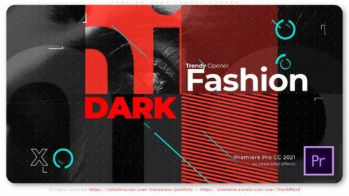 Videohive - Fashion Dark Trendy Opener - 37772659 - 37772659