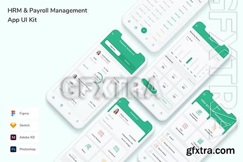 HRM & Payroll Management App UI Kit QZB9VMC