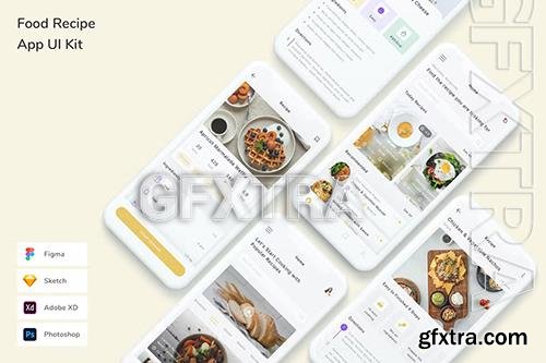 Food Recipe App UI Kit RMZP2PN