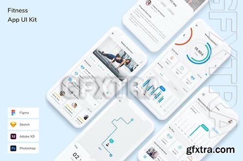 Fitness App UI Kit PSERL9V