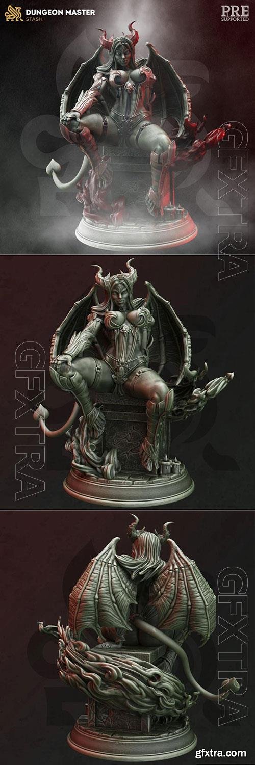 3D Print Models Vehryn - Petrified Succubus