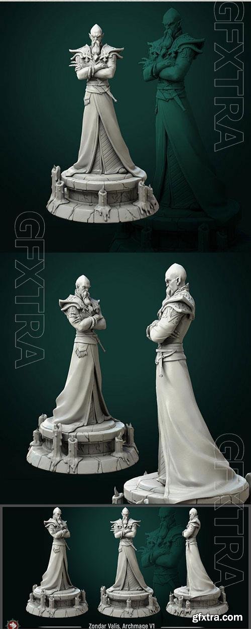 3D Print Models Zondar Valis Archmage 1