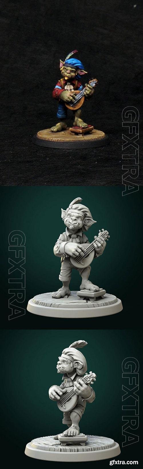 3D Print Models Goblin Bard