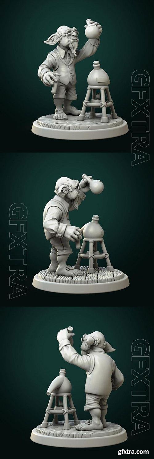 3D Print Models Goblin Alchemist