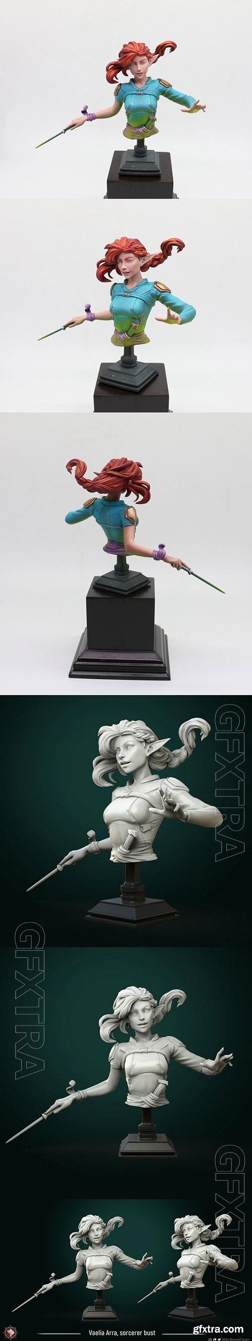 3D Print Models Vaelia Arra Sorcerer Bust