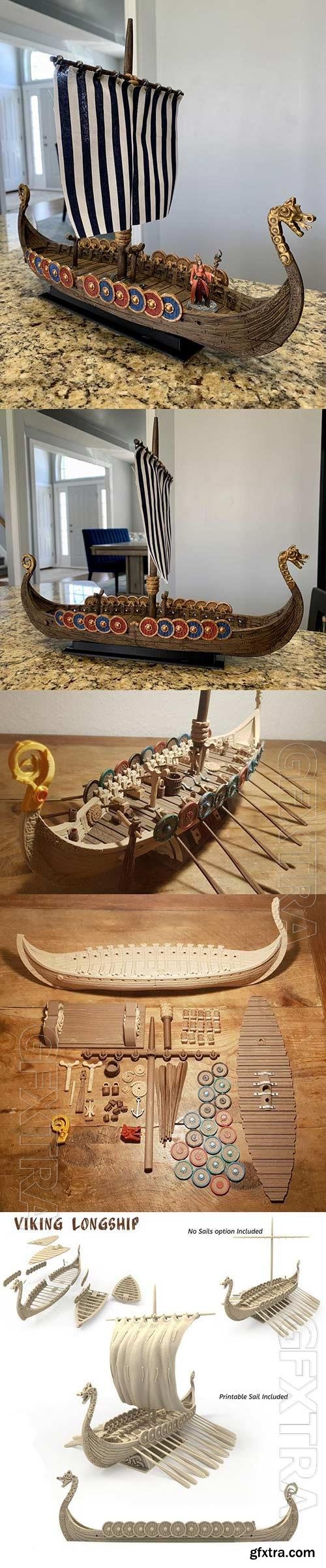 3D Print Models Drakkar Viking Longship