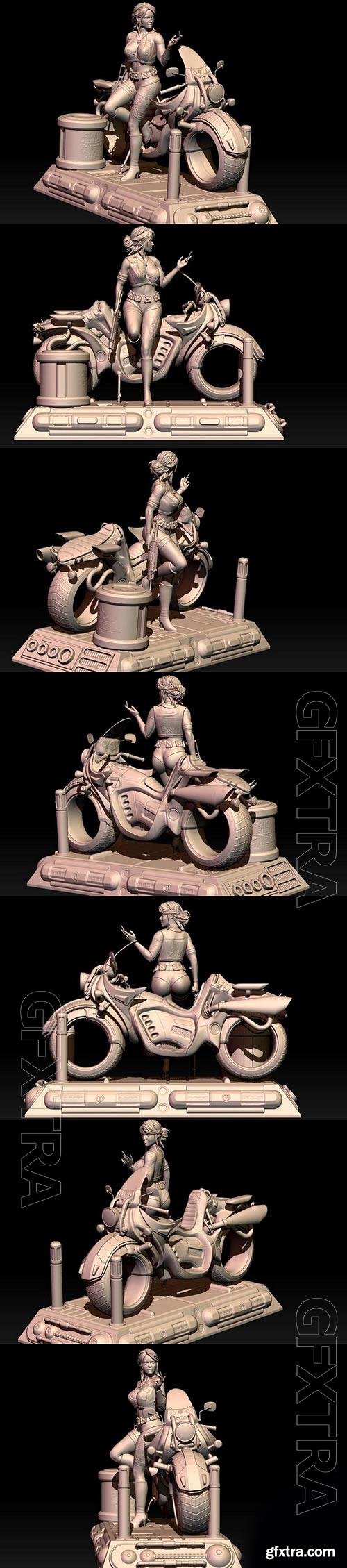 3D Print Models Ciri Cyberpunk