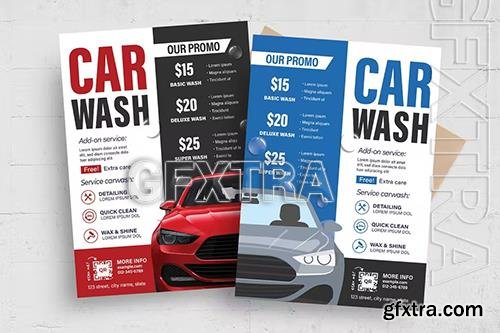 Car Wash Flyer Template A6ZFXFS