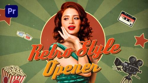 Videohive - Youtube Vlog Intro | Retro Style Opener | Vintage Style | MOGRT - 37745834 - 37745834