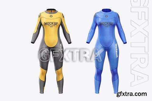 Women’s Full Wetsuit mockup MUALZL2