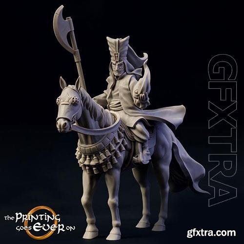 Print 3D Model Dark Sorcerer Mounted