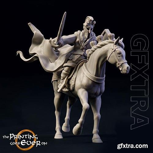 Print 3D Model Dark Myrmidon Mounted