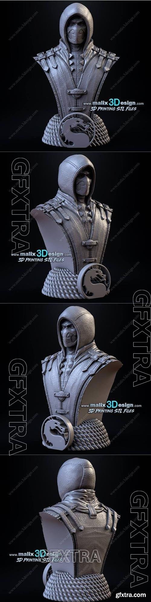 SCORPION (bust) 3D 