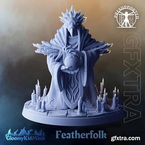 Print Model Featherfolk Cleric in 3D