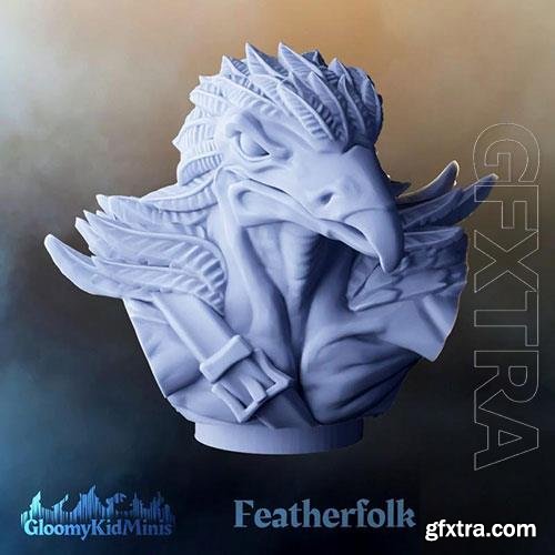 Print Model Featherfolk Bust in 3D