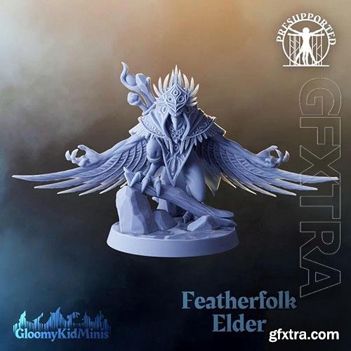 Print Model Featherfolk Elder in 3D