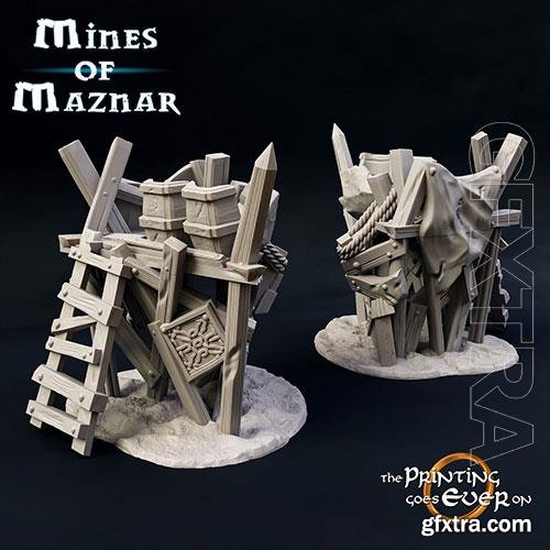 3D Print Model Goblin Scaffolding Watchtower