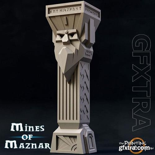 3D Print Model Dwarven Column