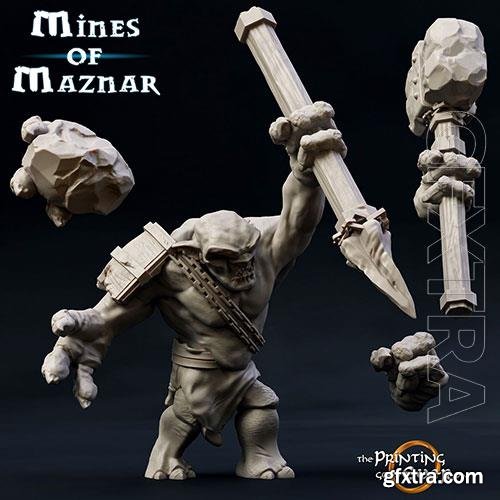 3D Print Model  Cave Troll - Modular