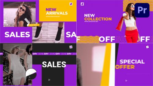 Videohive - Poster Animation - Colorful Fashion Sale Mogrt - 37840242 - 37840242