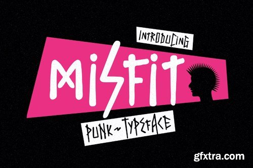 Misfit - Punk Typeface