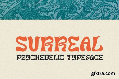 Surreal - Psychedelic Typeface