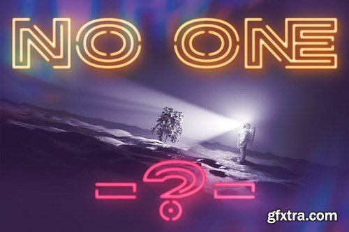 Leegione - Neon Sci-fi Display Font