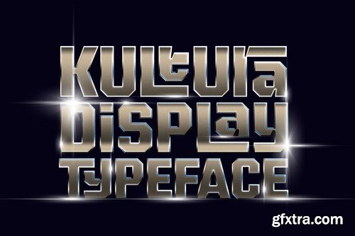 Kultura Groovy Display Typeface