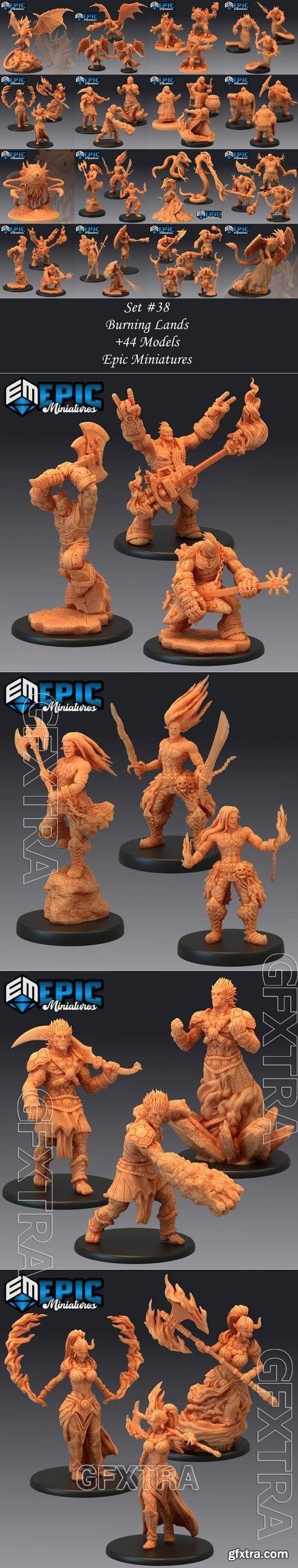 Epic Minis - Burning Lands 3D 