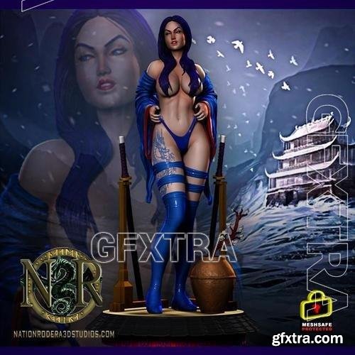 Geisha Psylocke NR 3D