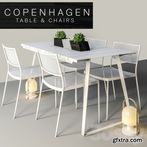 Copenhagen Chairs & Table