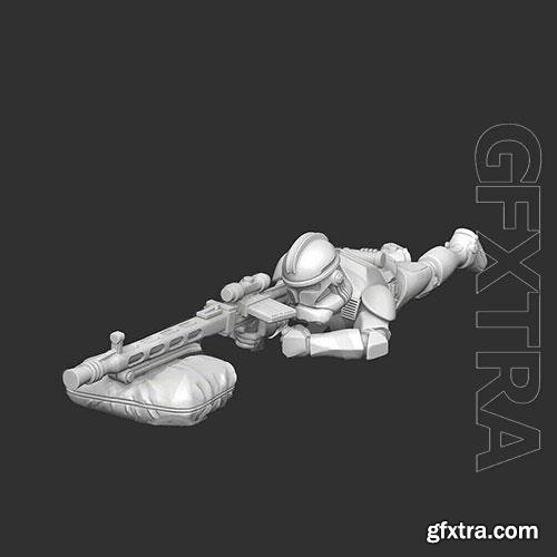 Phase 2 Sniper 3D Print Model 